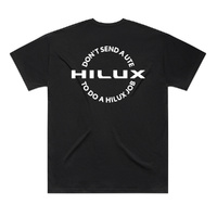 Toyota HiLux Don't Send a Ute T-Shirt - Black