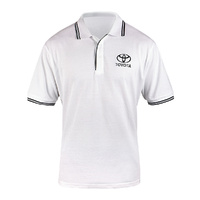 Men&#39;s Toyota Organic Polo Shirt - White